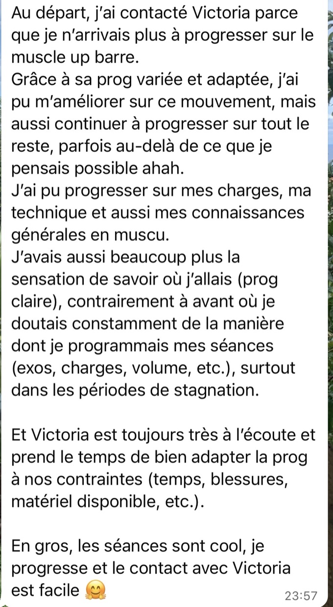 Avis de Elisa