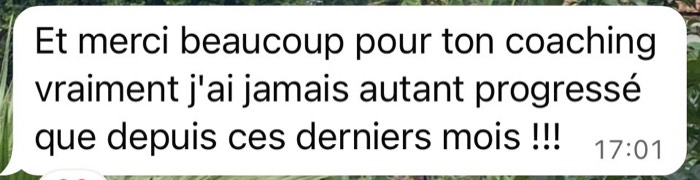 Message reçu de Victoire